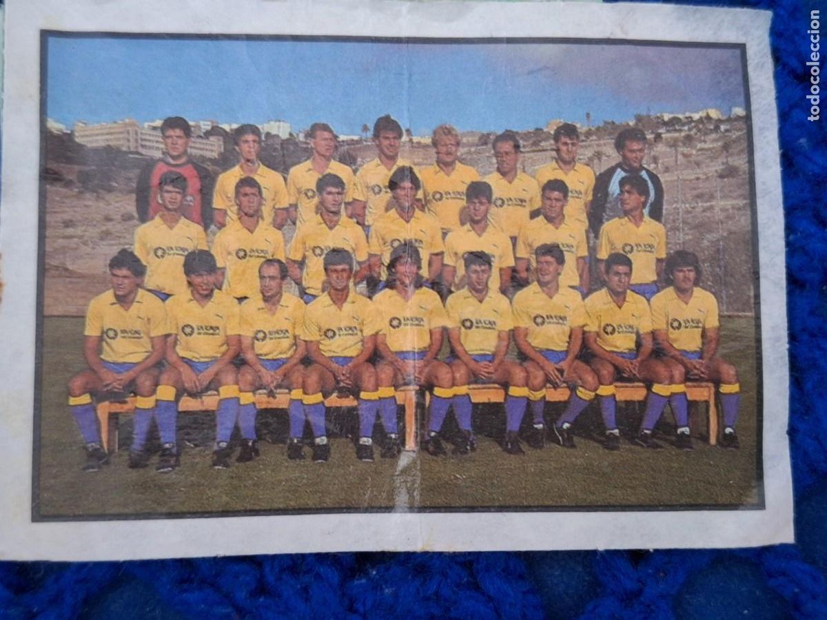 Cromos de Futebol: Bollycao f&uacute;tbol 87 88 equipo alineaci&oacute;n plantilla las Palmas