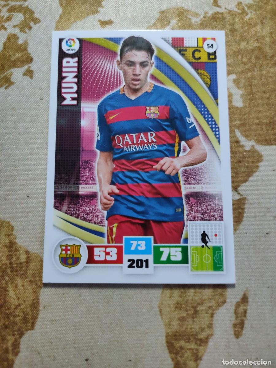 Cromos de Futebol: Adrenalyn Barcelona 54 MUNIR 2015-16