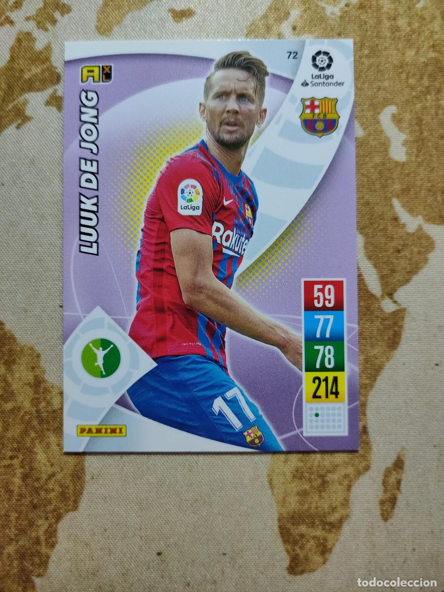 Figurine di Calcio: Adrenalyn Barcelona 72 LUUK DE JONG 2021-22