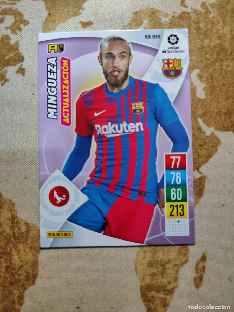 Football Stickers: Adrenalyn Barcelona 59 bis MINGUEZA 2021-22