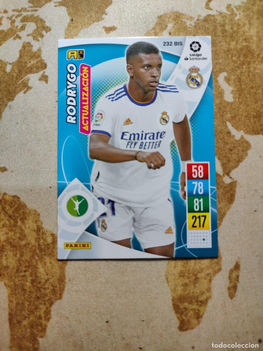 Football Stickers: Adrenalyn Real Madrid 232 bis RODRYGO 2021-22