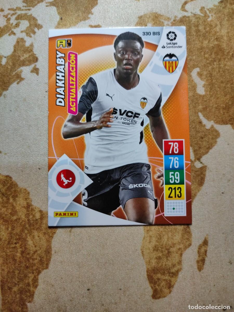 Cromos de F&uacute;tbol: Adrenalyn Valencia 330 bis DIAKHABY 2021-22