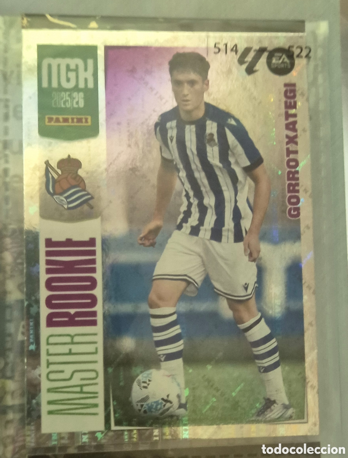 Cromos de f&uacute;tbol: Gorrotxategi real sociedad master rookie megacracks 25 26