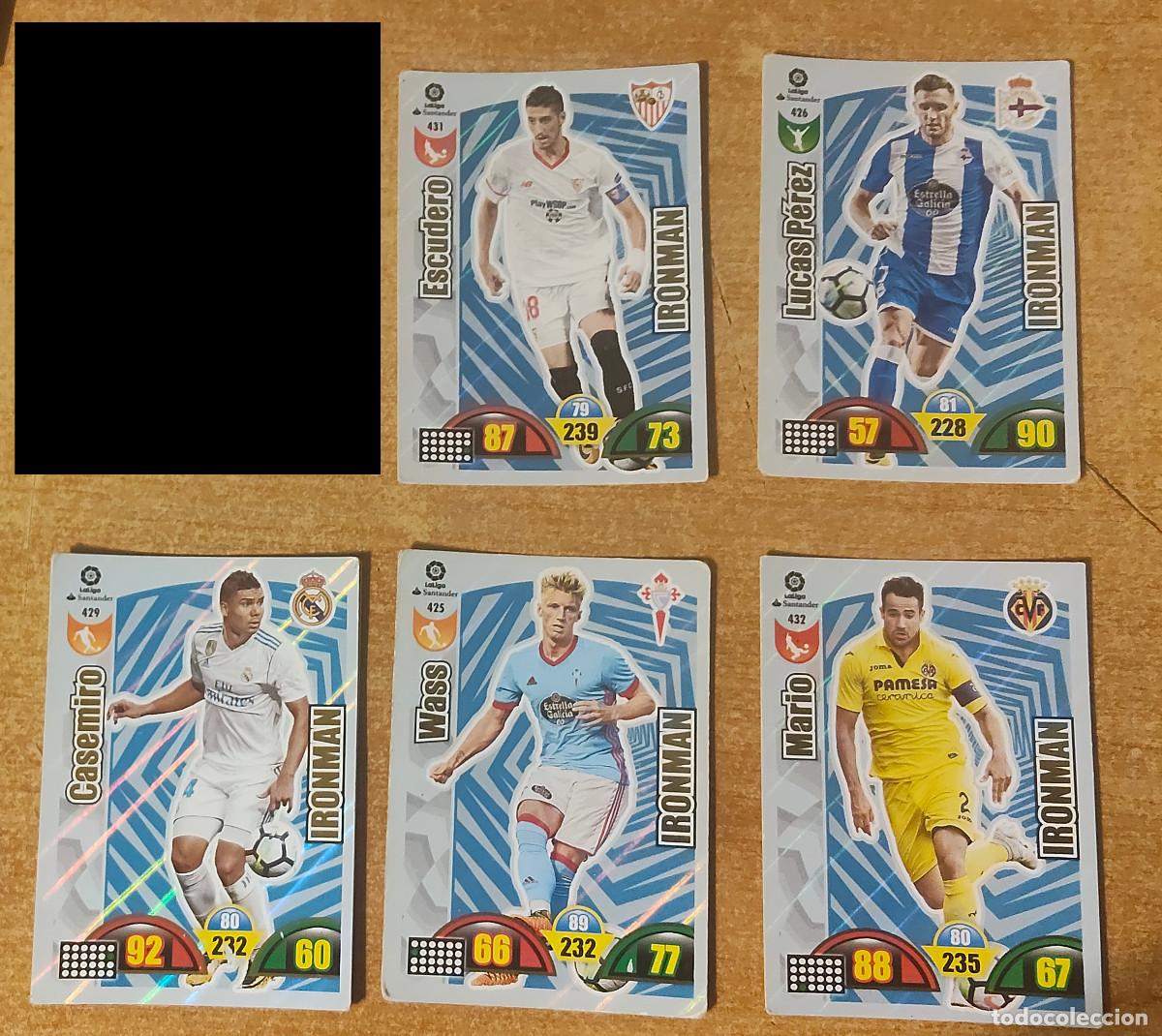 Cromos de F&uacute;tbol: lote Cromos de F&uacute;tbol ADRENALYN 2015 - 2016 - 5 cromos