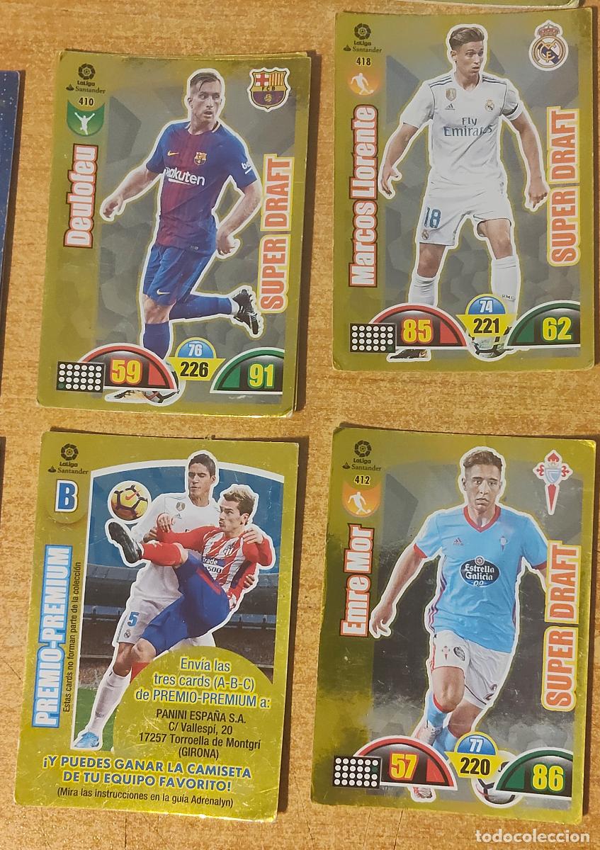 Cartes &agrave; collectionner de Football: lote Cromos de F&uacute;tbol ADRENALYN 2015 - 2016 - 4 cromos