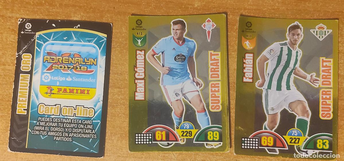 Cartes &agrave; collectionner de Football: lote Cromos de F&uacute;tbol ADRENALYN 2017 - 2018 - 3 cromos