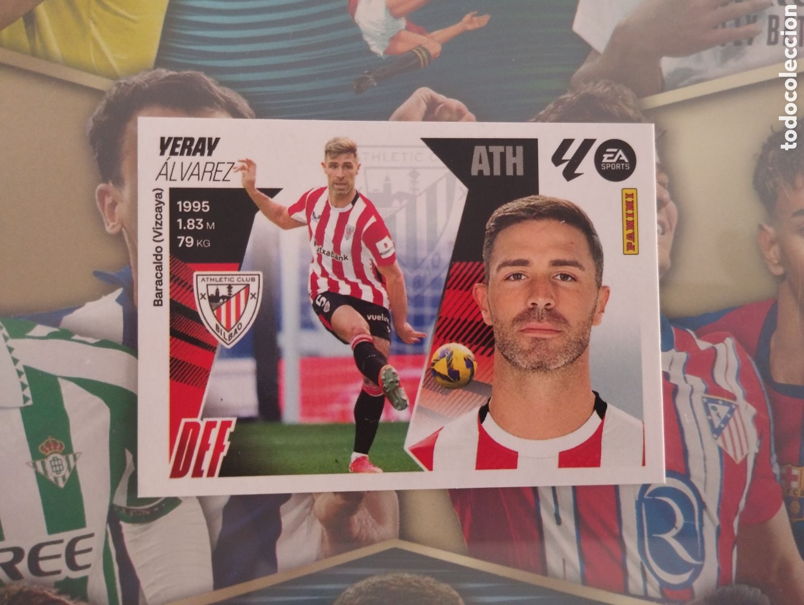 Cromos de Futebol: LIGA ESTE 2025 2026 25 26 - PANINI - N&ordm; 8 YERAY ATHLETIC CLUB DE BILBAO.