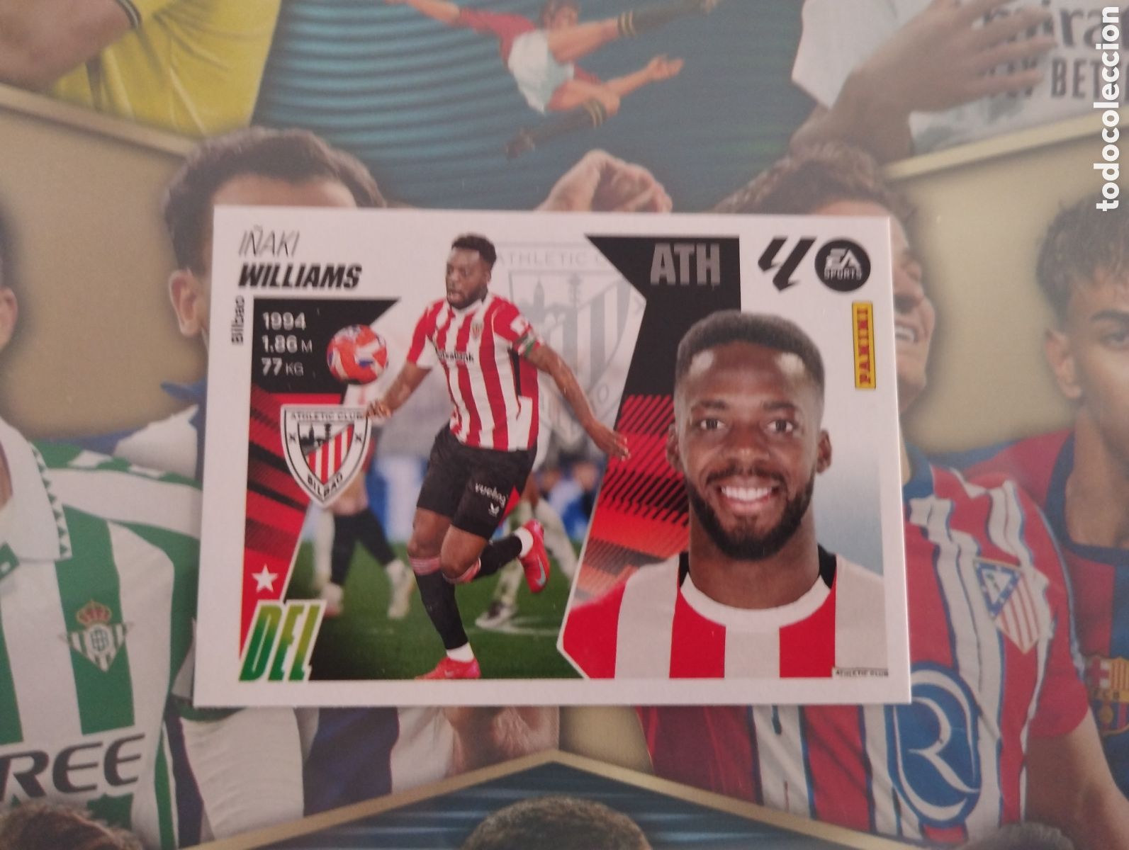 Cromos de Futebol: LIGA ESTE 2025 2026 25 26 - PANINI - N&ordm; WILLIAMS ATHLETIC CLUB DE BILBAO.
