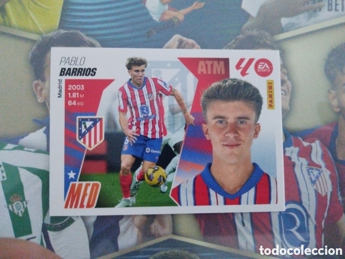 Figurine di Calcio: LIGA ESTE 2025 2026 25 26 - PANINI - N&ordm; 13 BARRIOS ATL&Eacute;TICO DE MADRID