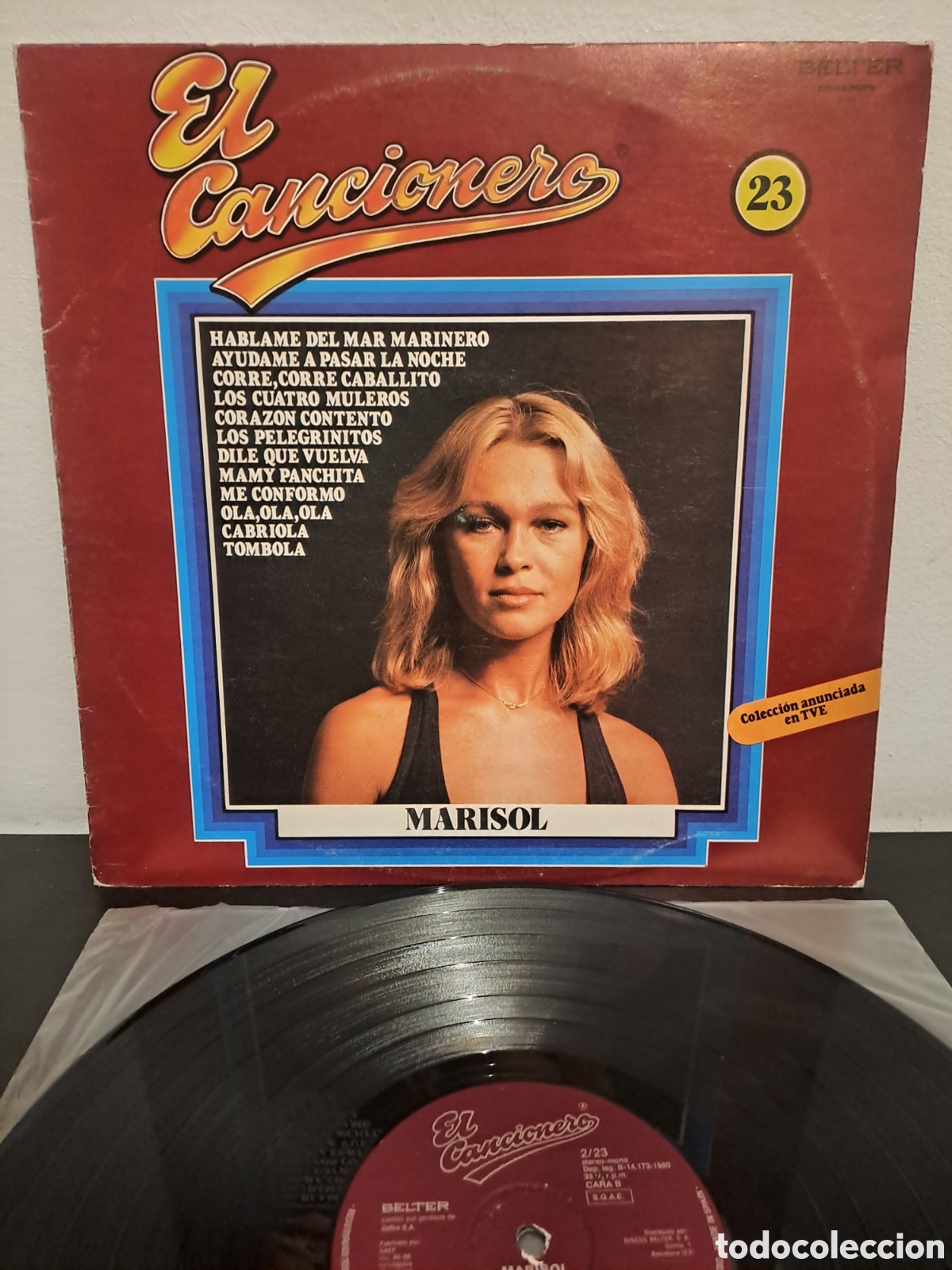 Cromos de F&uacute;tbol: MARISOL - EL CANCIONERO 23. SPAIN. C.5