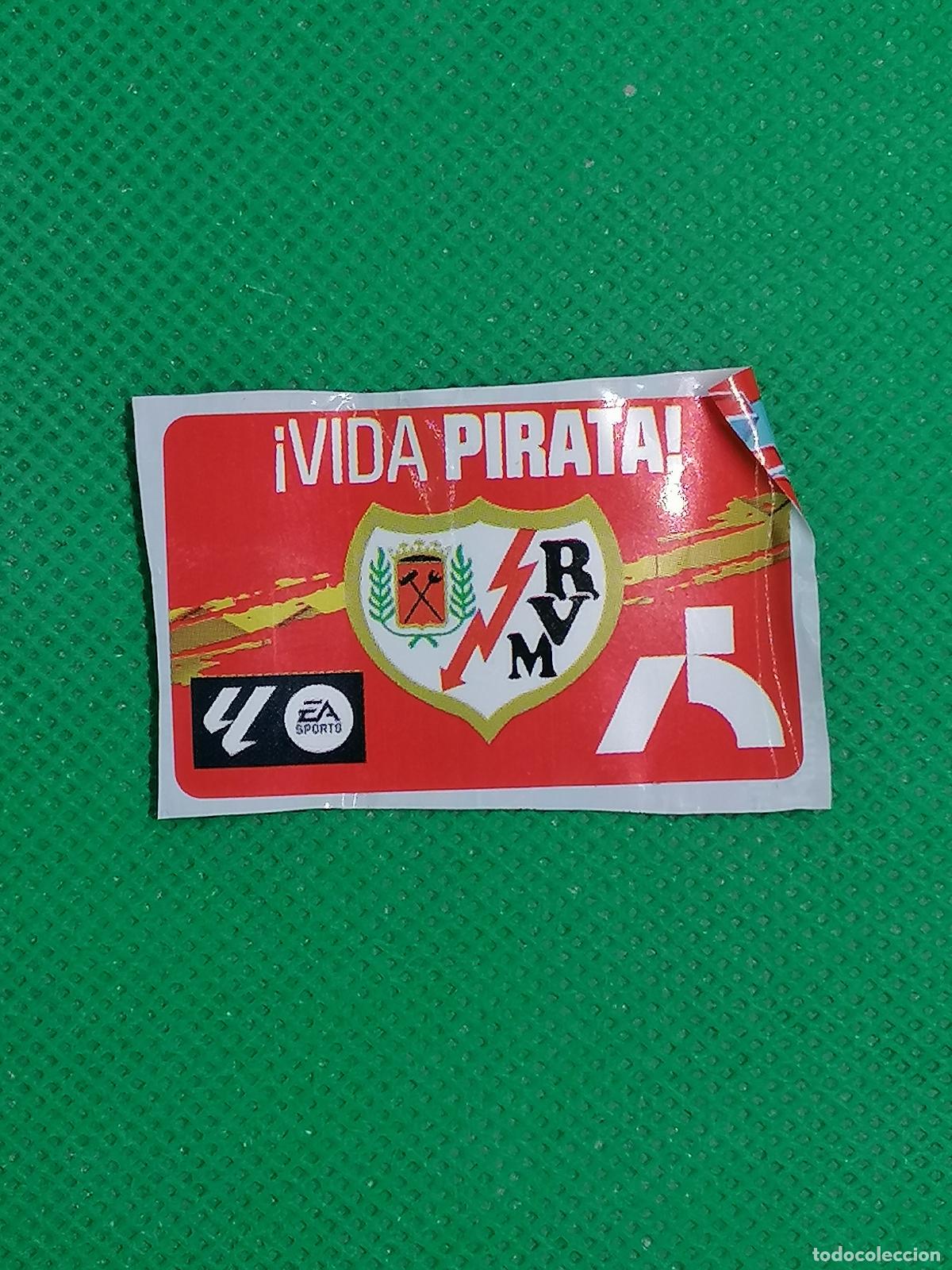 Cromos de F&uacute;tbol: ESCUDO RAYO VALLECANO CHICLES SIN PEGAR ⚽ PANINI LIGA ESTE 23 24 2023 2024 ⚽