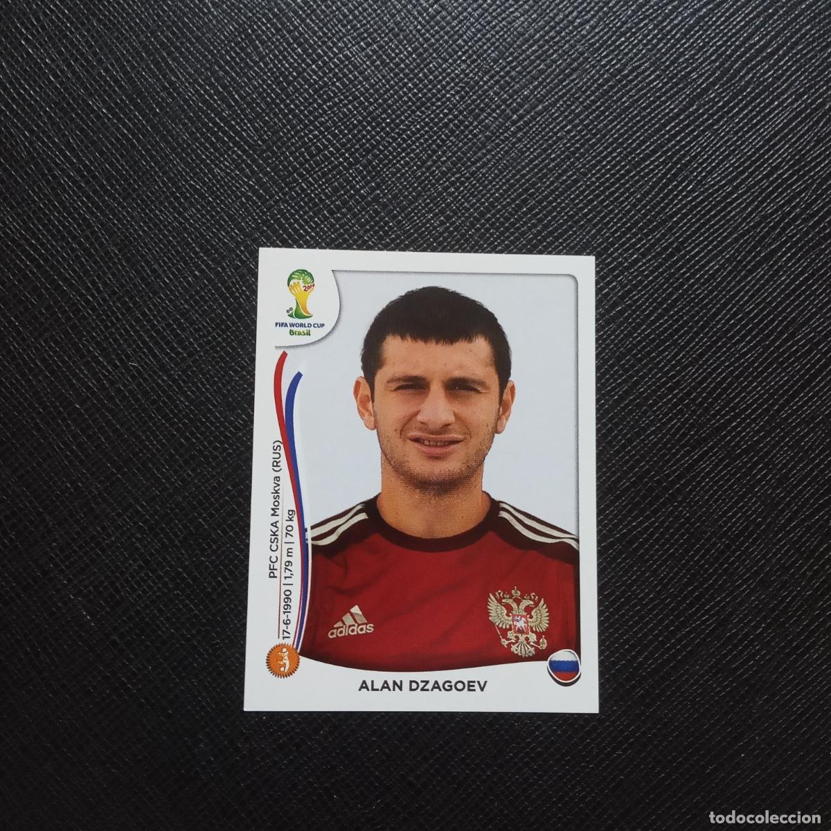 Fu&szlig;ball-Sticker: 617 ALAN DZAGOEV RUSIA PANINI MUNDIAL BRASIL 2014 CROMO FUTBOL 14 - SIN PEGAR - CJ1