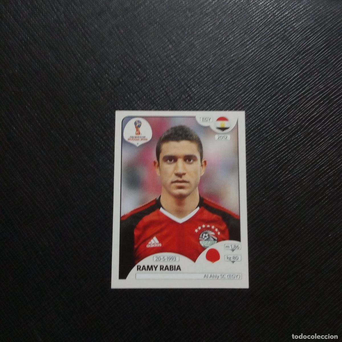 Fu&szlig;ball-Sticker: 78 RAMY RABIA EGYPTO PANINI WORLD MUNDIAL RUSSIA RUSIA 2018 CROMO FUTBOL 18 - SIN PEGAR - CJ1