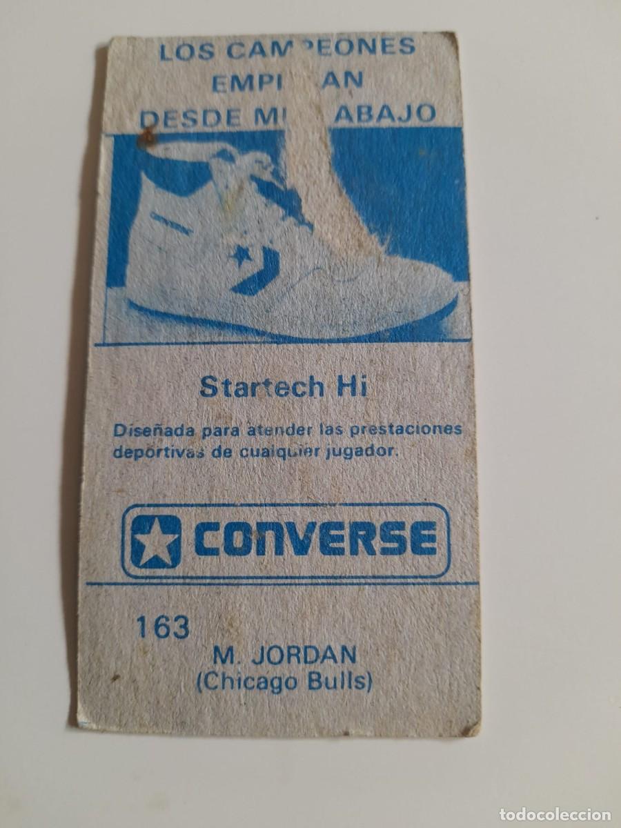 Cromos de F&uacute;tbol: Cromo NBA Michael Jordan (1985-1986) Original Rookie Card Merchante 163 basquet