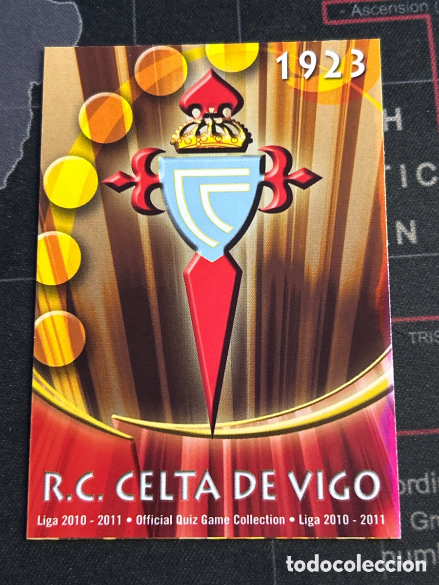 Cromos de F&uacute;tbol: 943 ESCUDO (CELTA VIGO) MUNDICROMO 2010 2011 10 11 MATE