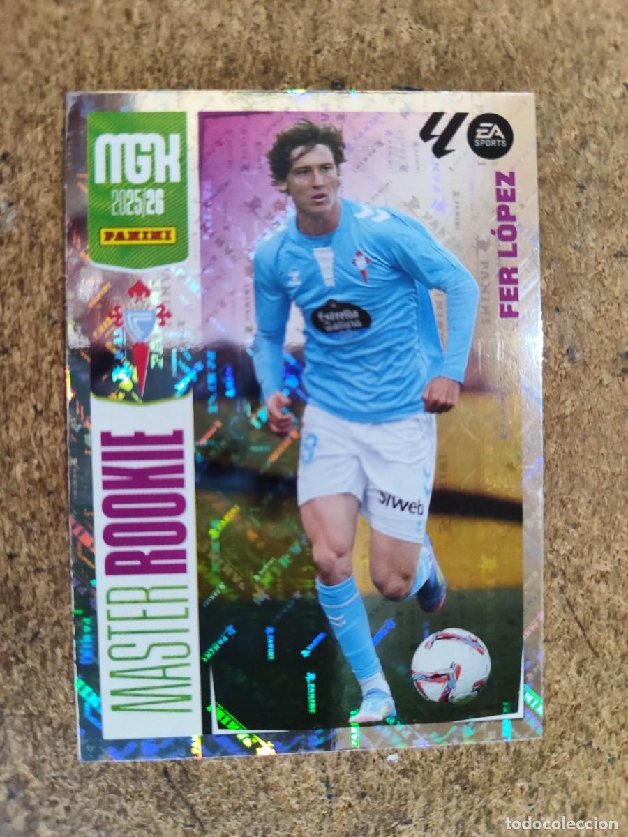 Cromos de F&uacute;tbol: MEGACRACKS 2025/26 CARD MASTER ROOKIE FER LOPEZ CELTA DE VIGO # 411 PANINI