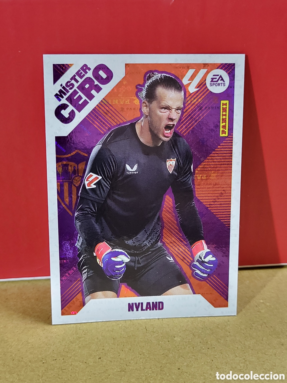 Cromos de f&uacute;tbol: NYLAND SEVILLA MISTER CERO N&ordm; 8 LIGA ESTE 25 26 2025 2026 PANINI