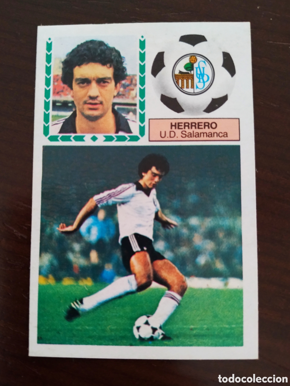 Cromos de F&uacute;tbol: Herrero, baja Salamanca 83 84,