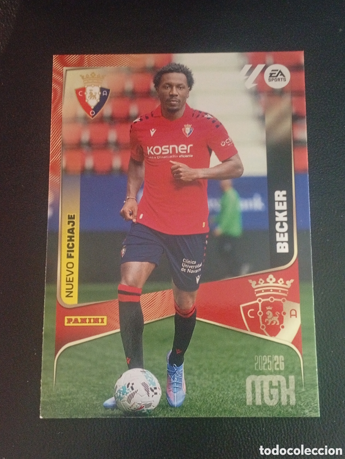 Fu&szlig;ball-Sticker: 485 nuevo fichaje BECKER OSASUNA MEGACRACKS 2025 2026 25 26 CROMOS PANINI TOPPS 3 EDICI&Oacute;N