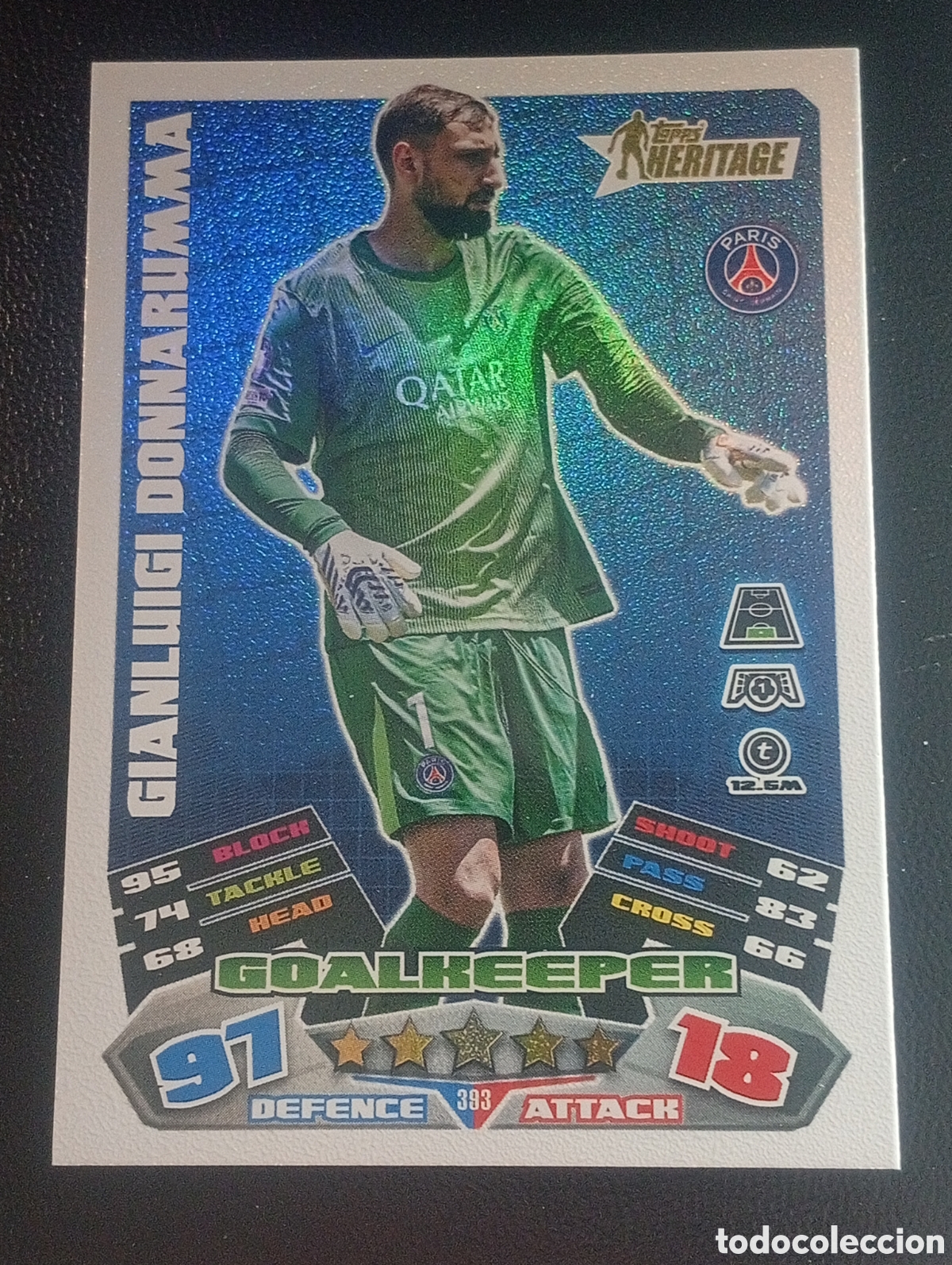 Cromos de Futebol: 393 heritage DONNARUMMA PSG TOPPS MATCH ATTAX 2025 2026 25 26 CROMOS CARD PANINI ADRENALYN