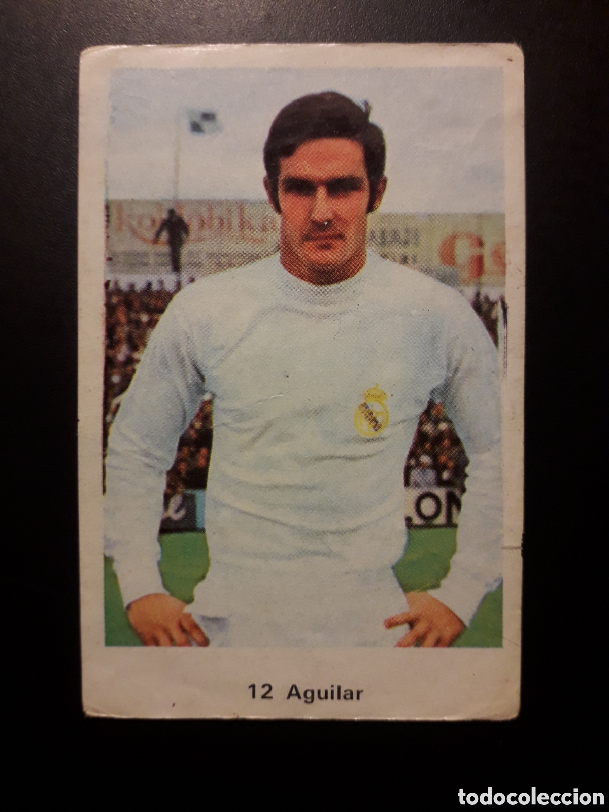 Cromos de F&uacute;tbol: AGUILAR REAL MADRID N&deg; 12 RUIZ ROMERO 1972-1973. 72-73 DESPEGADO, RAJITA LATERAL PEDIDO M&Iacute;NIMO 3&euro;