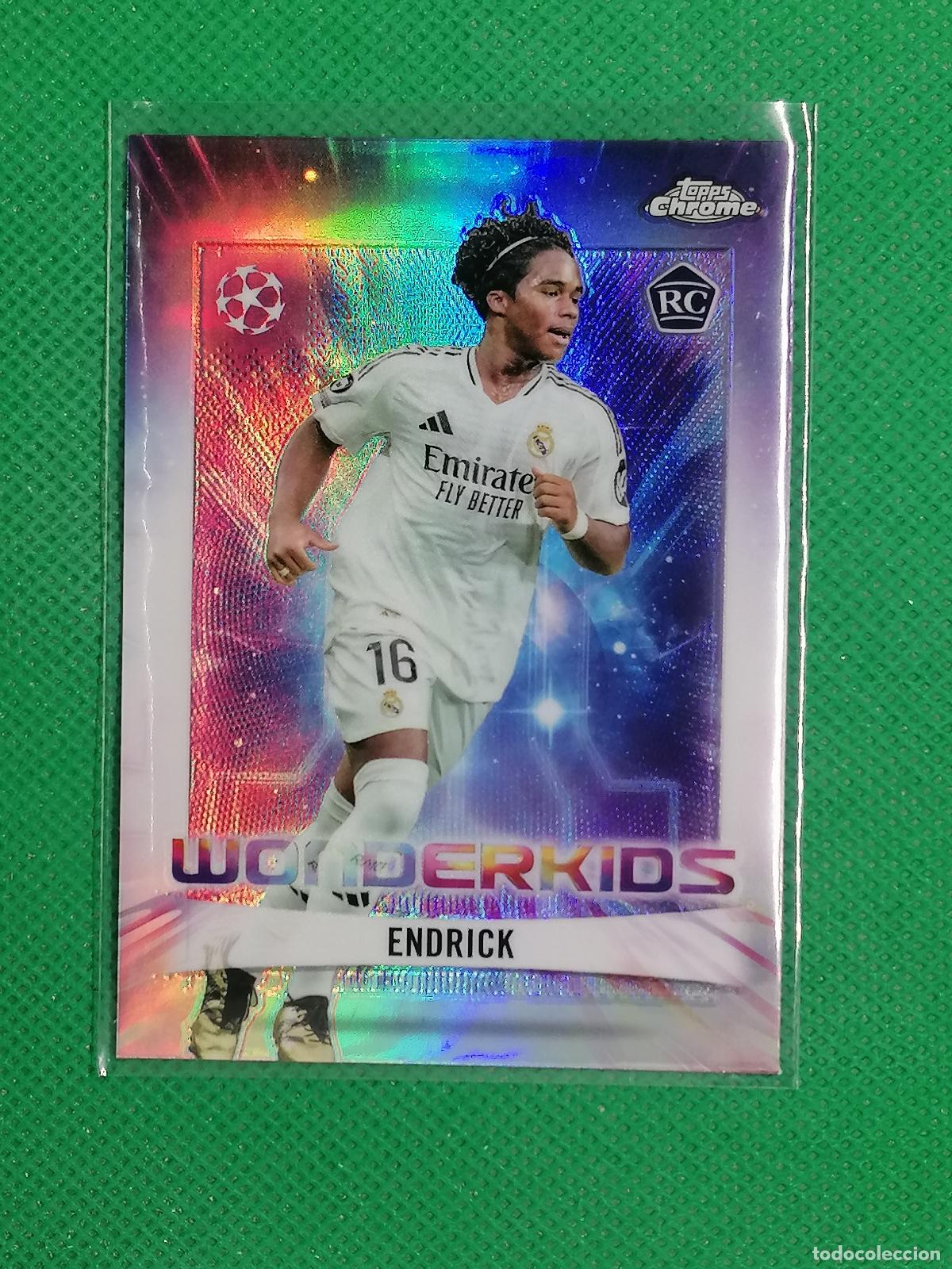 Cromos de Futebol: WK-2 WK2 ENDRICK REAL MADRID ROOKIE WONDERKIDS ⚽ TOPPS CHROME UCC 24 25 2024 2025 ⚽