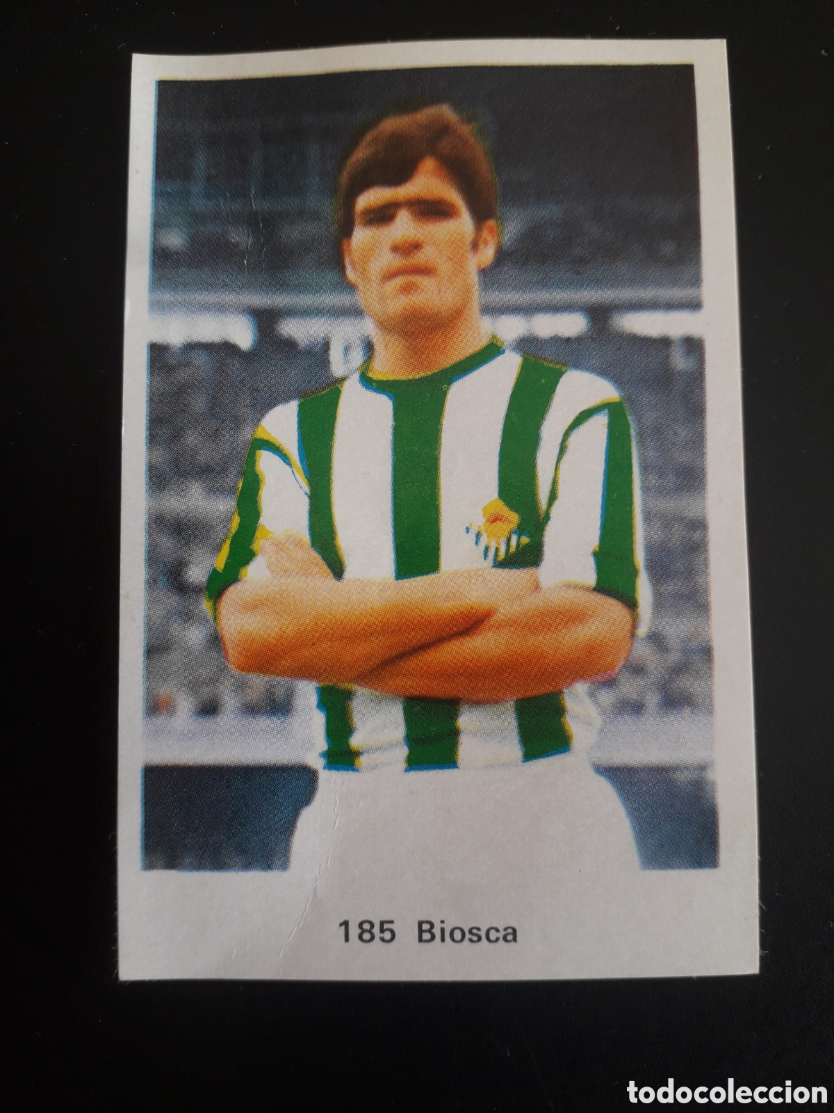Cromos de f&uacute;tbol: BIOSCA BETIS N&deg; 185 RUIZ ROMERO 1972-1973. 72-73 DESPEGADO PEDIDO M&Iacute;NIMO 3&euro;