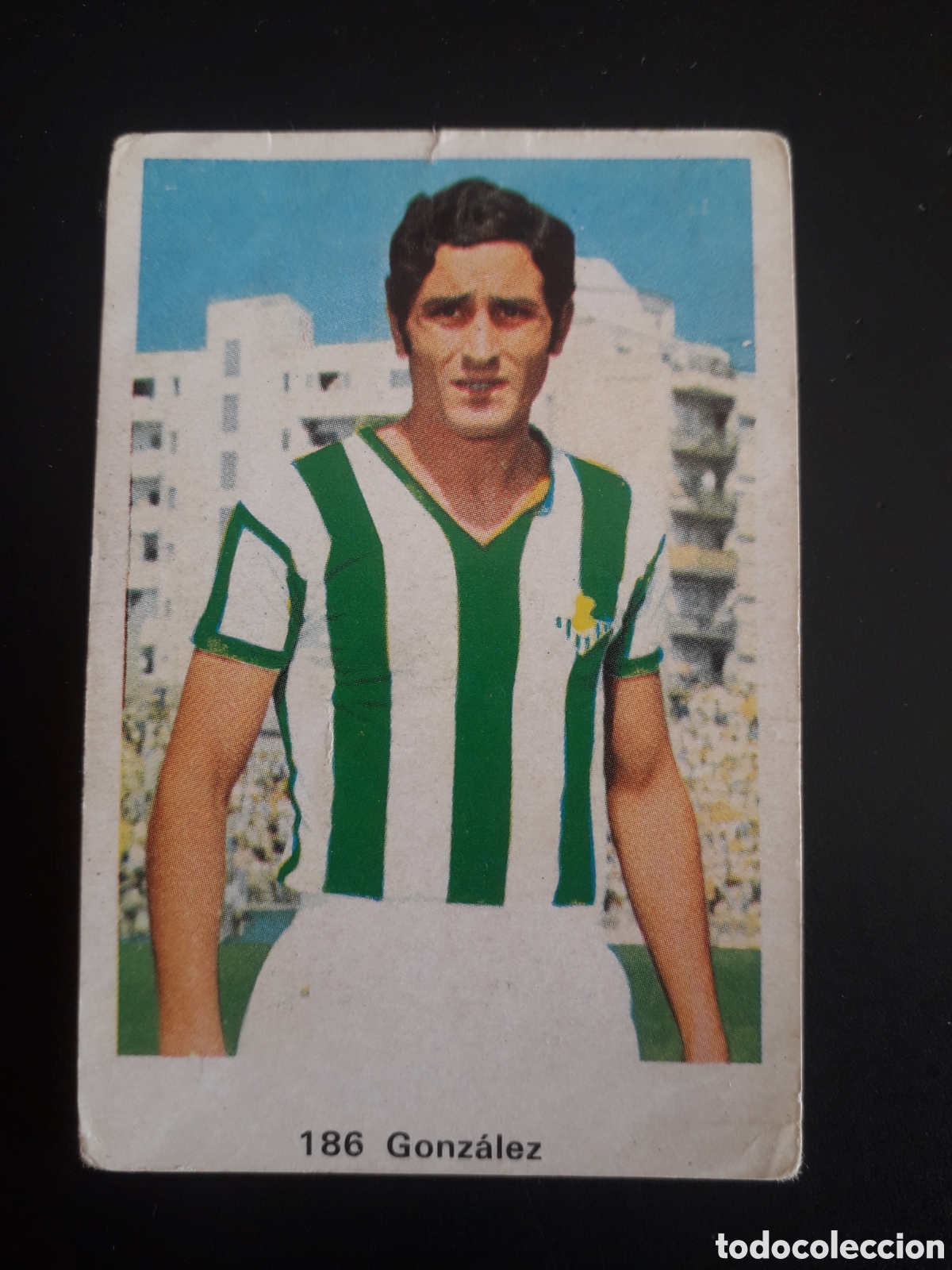Cromos de f&uacute;tbol: GONZ&Aacute;LEZ BETIS N&deg; 186 RUIZ ROMERO 1972-1973. 72-73 DESPEGADO, RAJITA SUPERIOR PEDIDO M&Iacute;NIMO 3&euro;