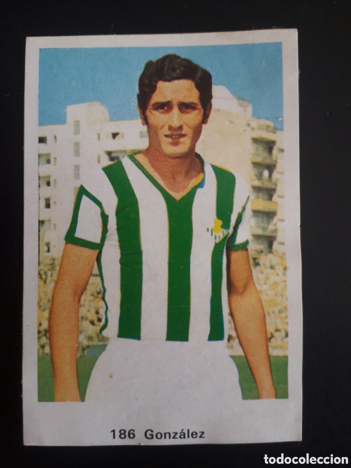 Cromos de f&uacute;tbol: GONZ&Aacute;LEZ BETIS N&deg; 186 RUIZ ROMERO 1972-1973. 72-73 DESPEGADO PEDIDO M&Iacute;NIMO 3&euro;