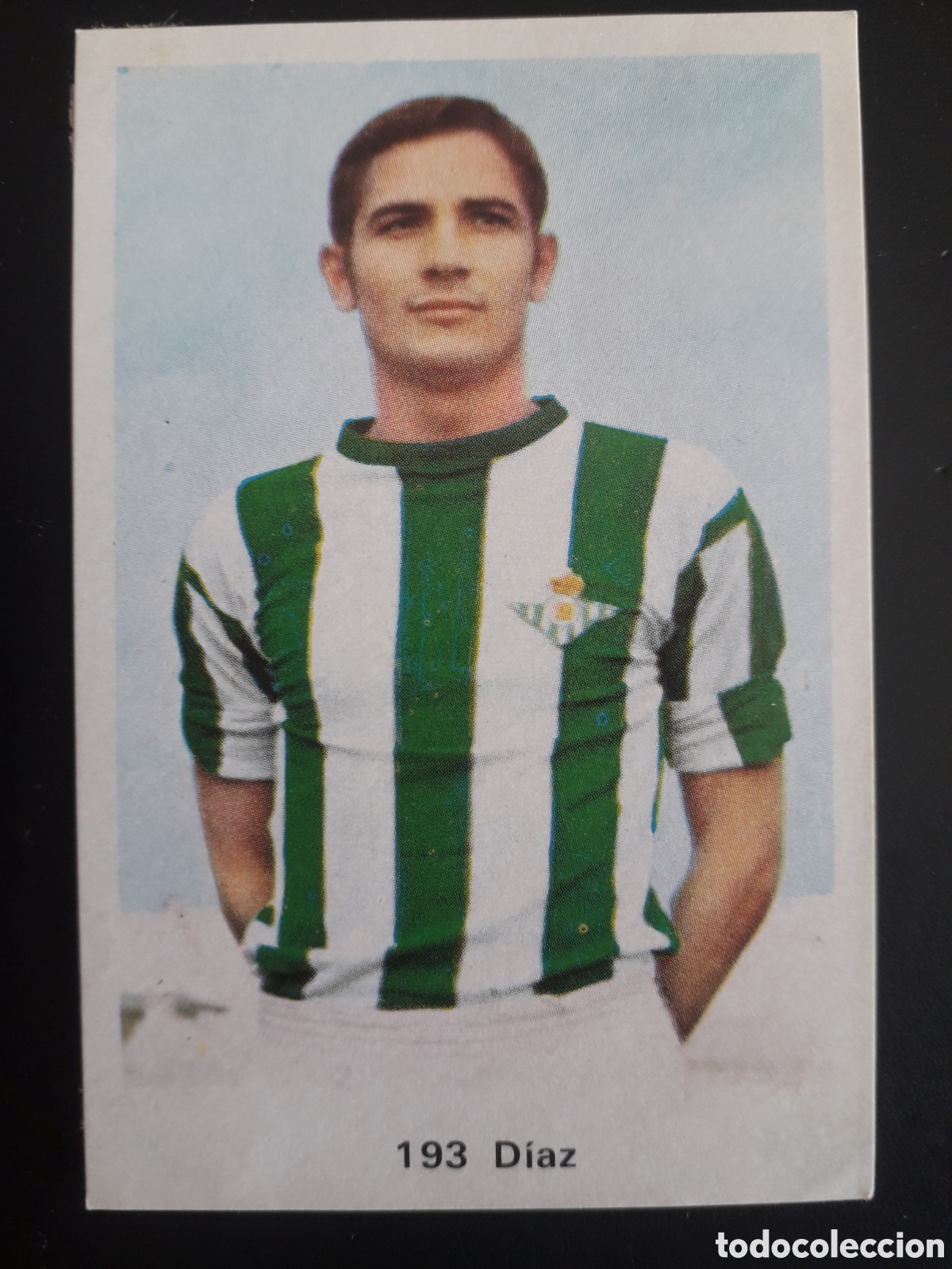 Cromos de f&uacute;tbol: D&Iacute;AZ BETIS N&deg; 193 RUIZ ROMERO 1972-1973. 72-73 DESPEGADO PEDIDO M&Iacute;NIMO 3&euro;