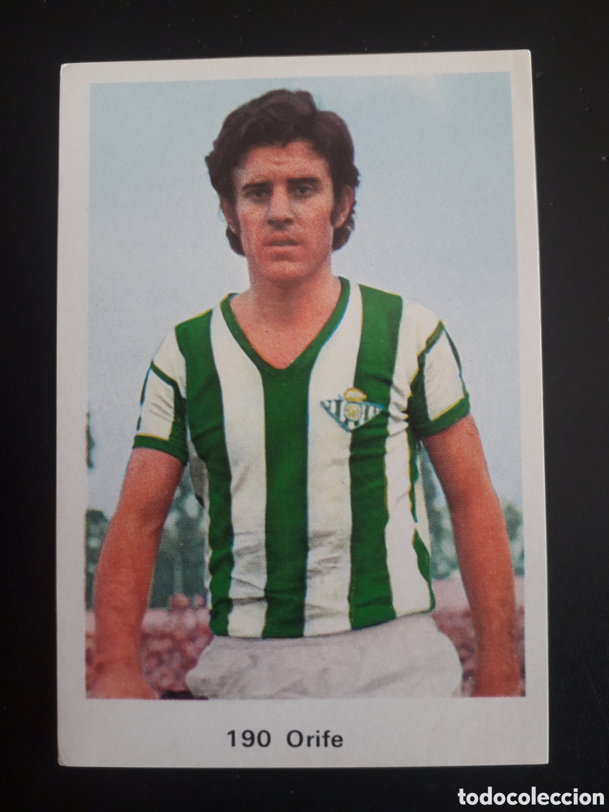 Cromos de f&uacute;tbol: ORIFE BETIS N&deg; 190 RUIZ ROMERO 1972-1973. 72-73 SIN PEGAR PEDIDO M&Iacute;NIMO 3&euro;