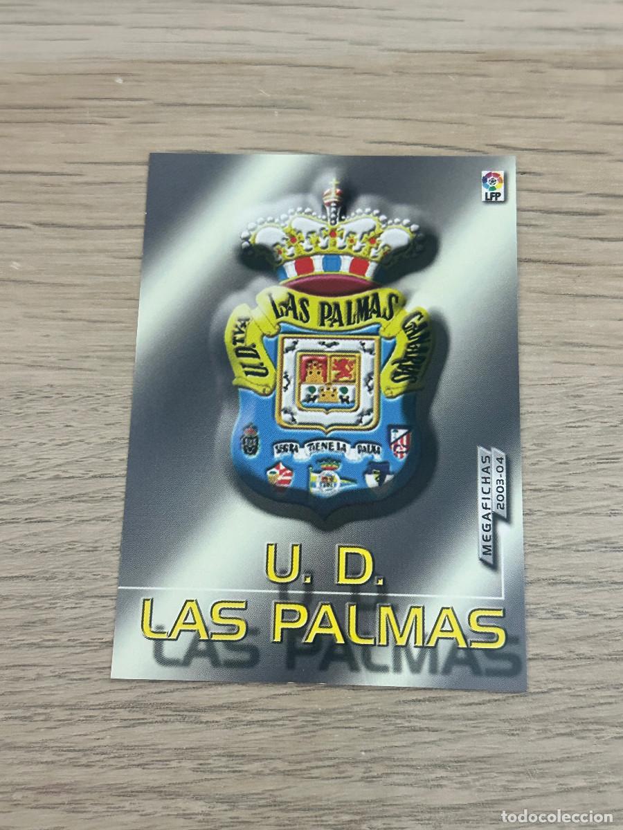 Cromos de F&uacute;tbol: ESCUDO n&ordm; 416 LAS PALMAS MEGAFICHAS 2003 2004 PANINI 03 04