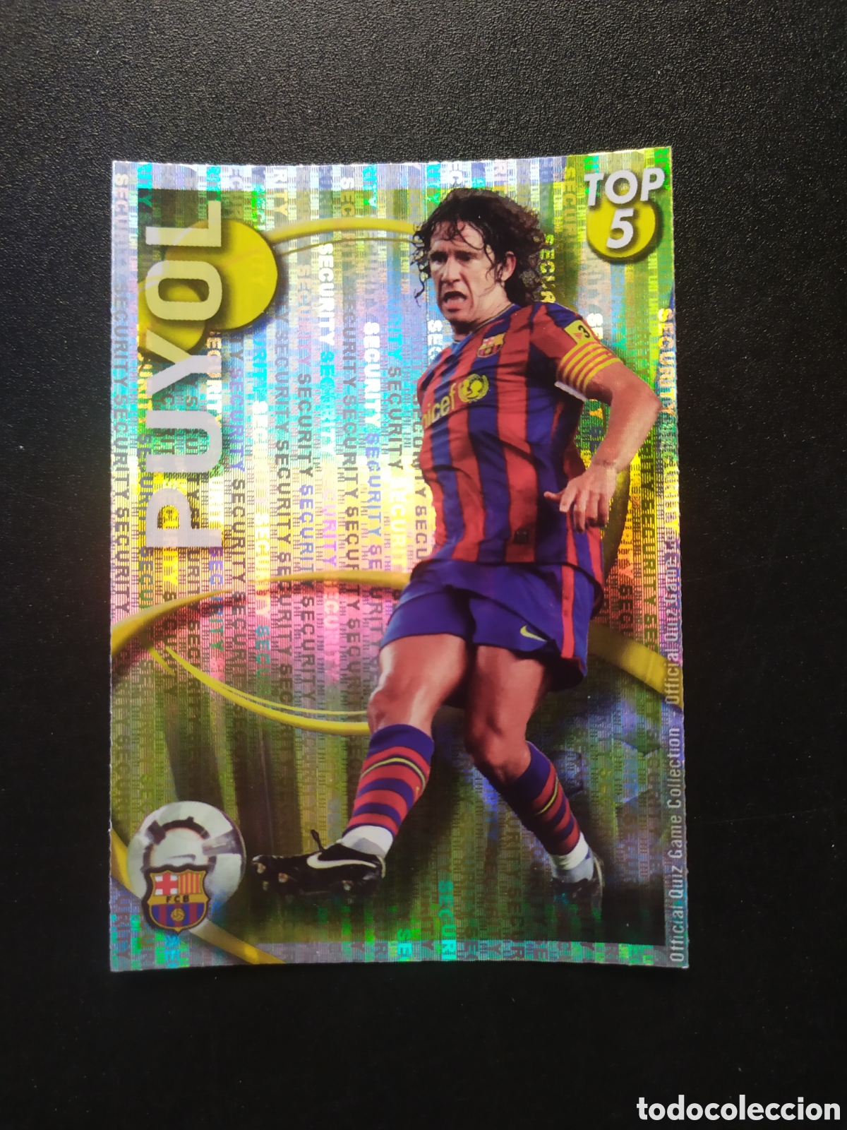 Cromos de f&uacute;tbol: Mundicromo fichas liga 2010 2011 10 11 Puyol top security n&deg; 568 Barcelona