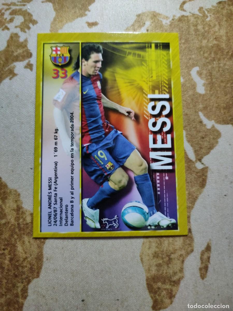 Cromos de f&uacute;tbol: Ediciones Estadio Barcelona 33 MESSI 2007-08 - Foto 2