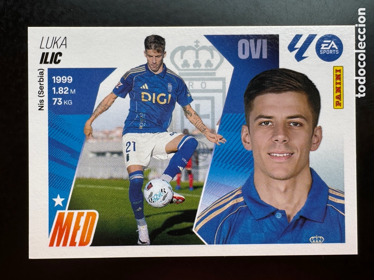 Cromos de f&uacute;tbol: Ilic Oviedo Error (2&ordf; edici&oacute;n) Liga Este 2025/26