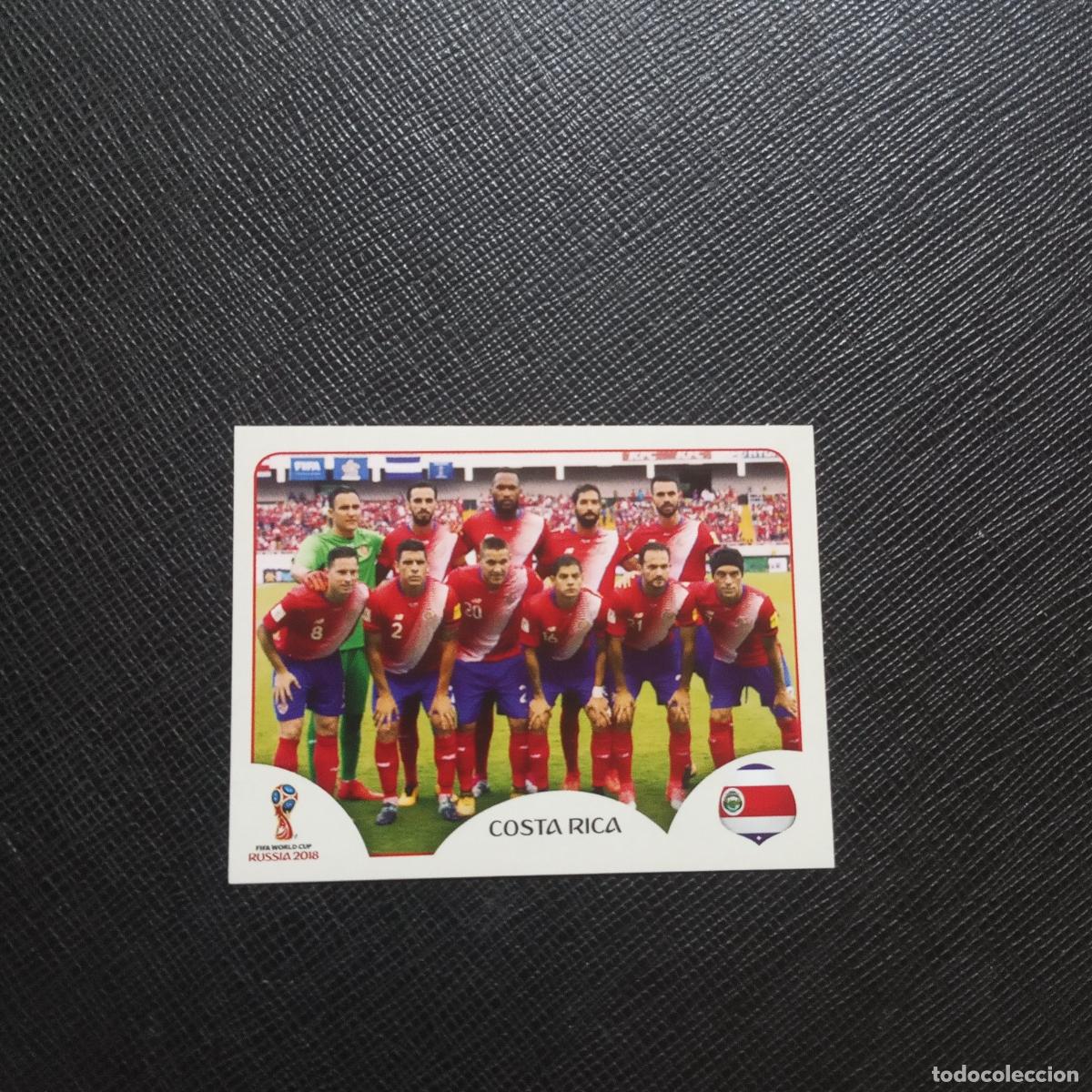 Cromos de f&uacute;tbol: 393 ALINEACION COSTA RICA PANINI WORLD MUNDIAL RUSSIA RUSIA 2018 FUTBOL 18 - SIN PEGAR - CJ1