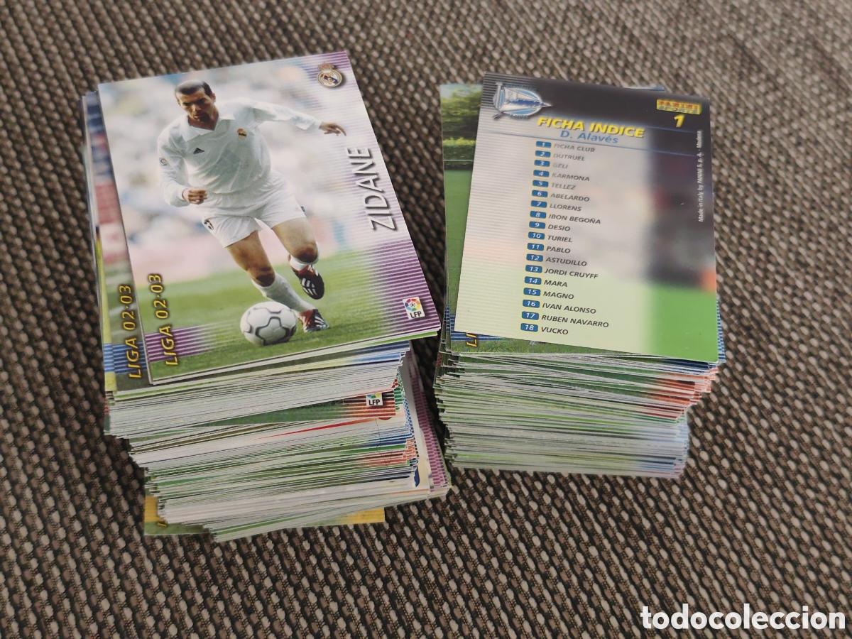 Figurine di Calcio: 341 CARDS DIFERENTES MEGAFICHAS 2002 2003 #2