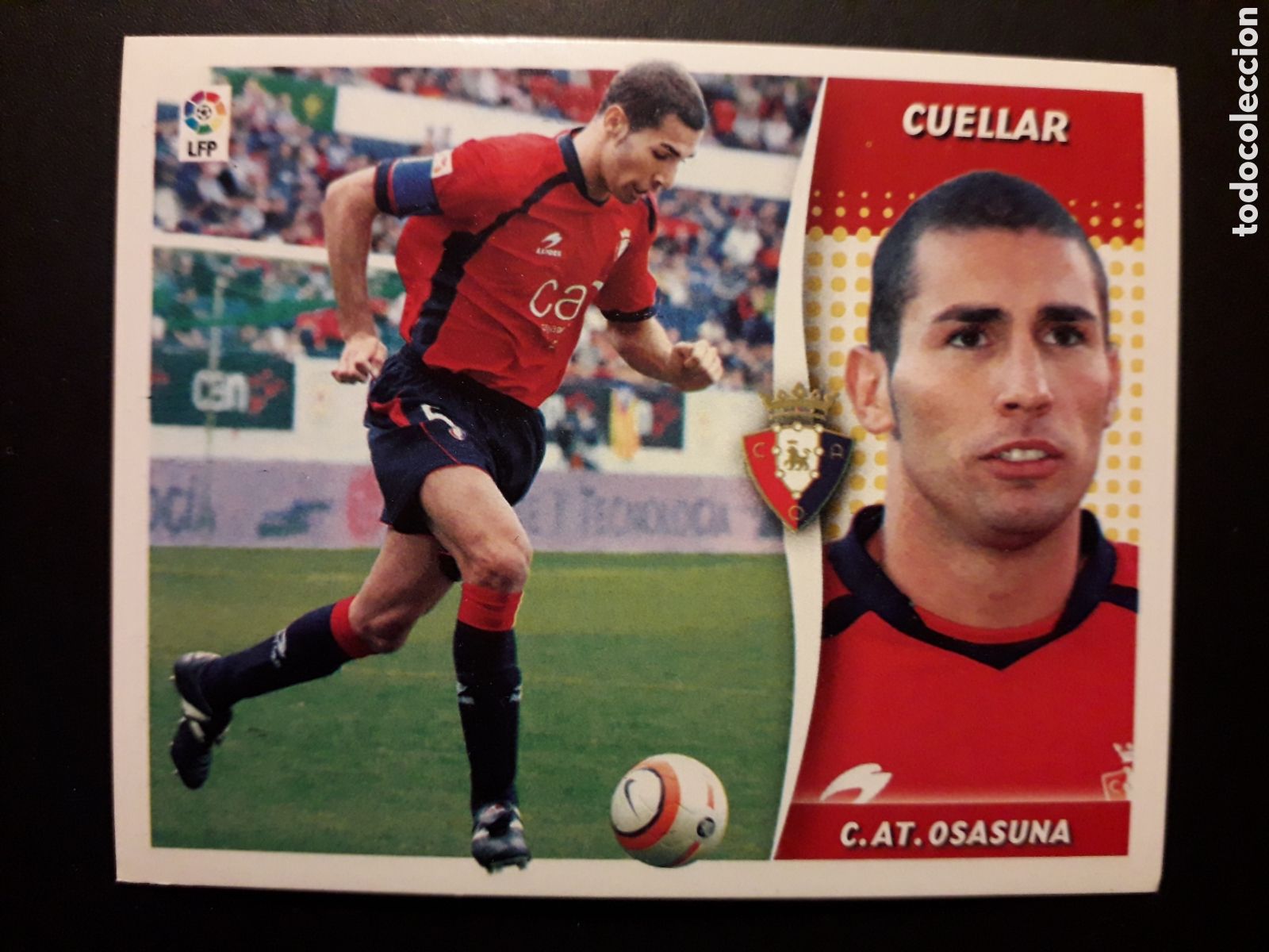 Cromos de F&uacute;tbol: CUELLAR OSASUNA ED ESTE 2006 2007 06 07 SIN PEGAR, PEDIDO M&Iacute;NIMO 3&euro;
