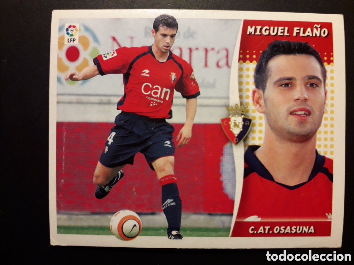 Cromos de F&uacute;tbol: MIGUEL FLA&Ntilde;O OSASUNA ED ESTE 2006 2007 06 07 SIN PEGAR, PEDIDO M&Iacute;NIMO 3&euro;
