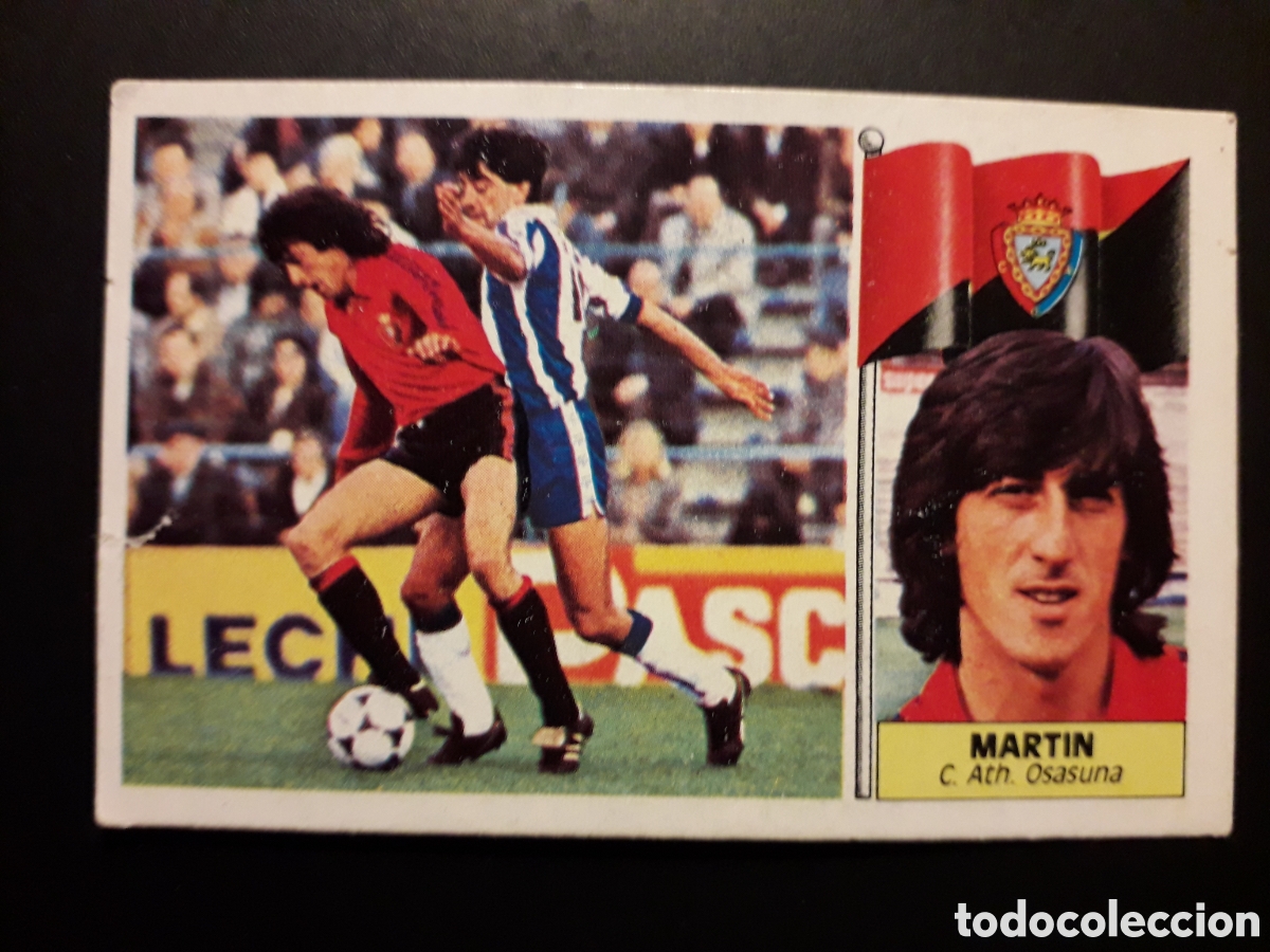Cromos de F&uacute;tbol: MART&Iacute;N OSASUNA ED ESTE 1986-1987 86-87 DESPEGADO, RAJITA LATERAL PEDIDO M&Iacute;NIMO 3&euro;