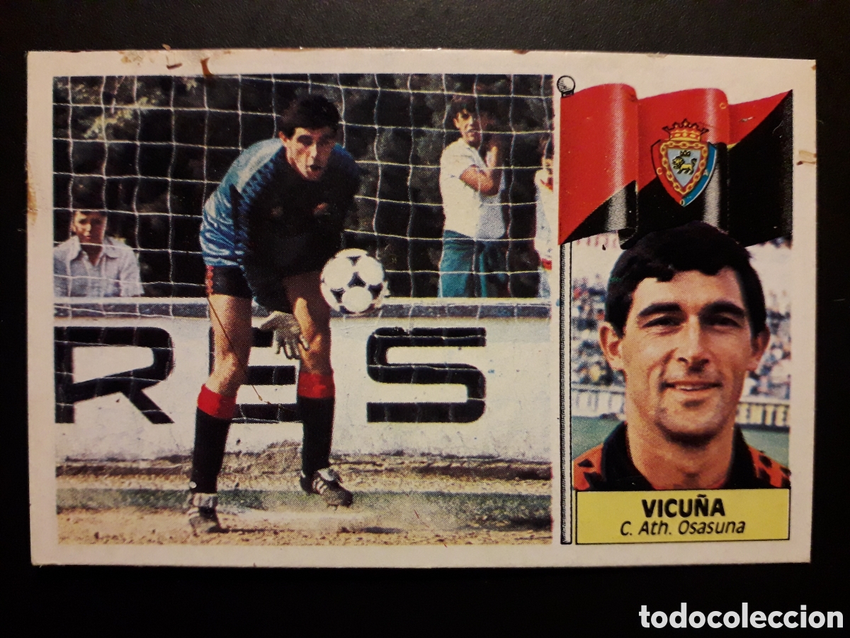 Cromos de F&uacute;tbol: VICU&Ntilde;A OSASUNA ED ESTE 1986-1987 86-87 DESPEGADO, PEDIDO M&Iacute;NIMO 3&euro;.