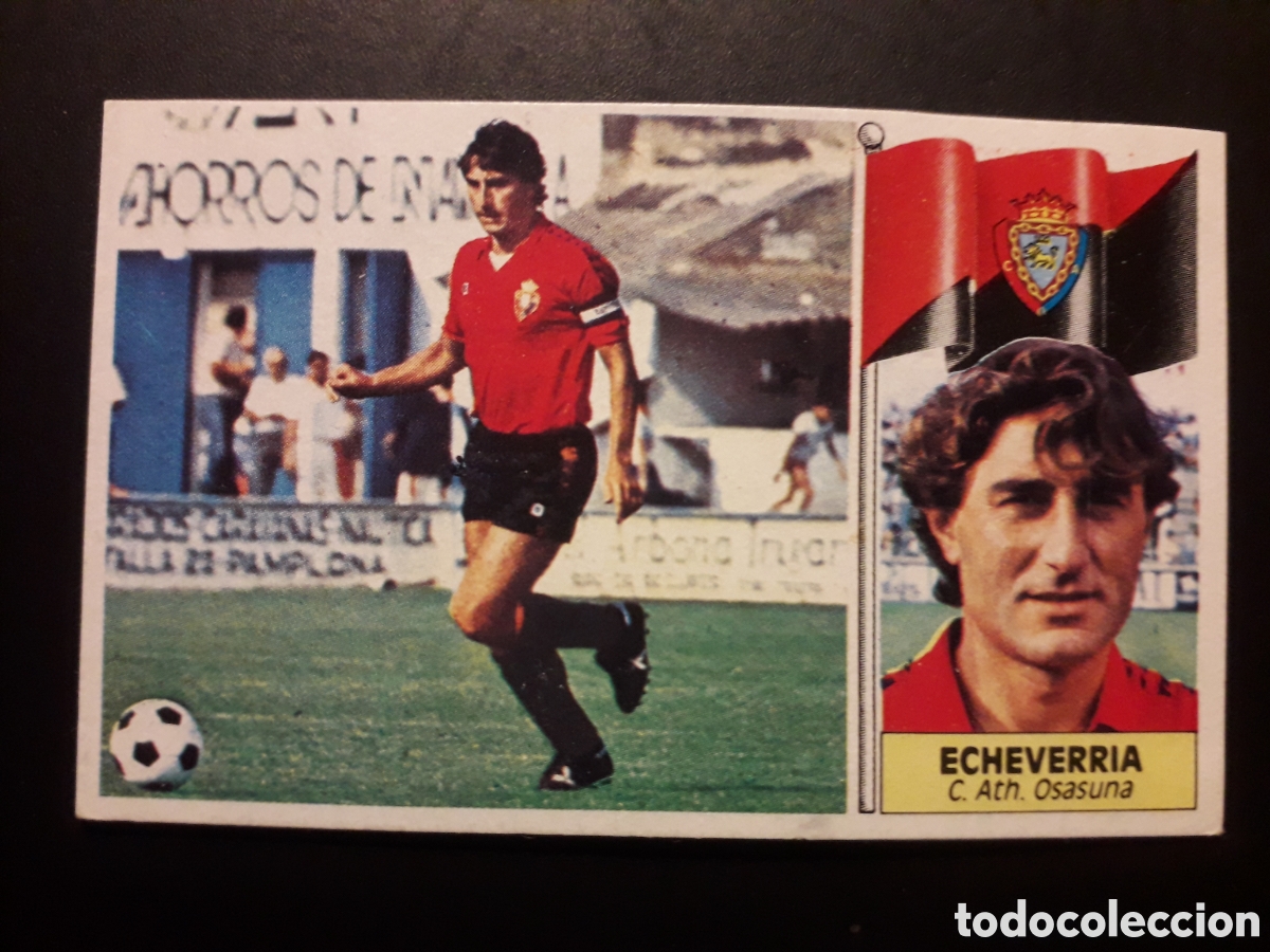 Cromos de F&uacute;tbol: ECHEVERR&Iacute;A OSASUNA ED ESTE 1986-1987 86-87 DESPEGADO, PEDIDO M&Iacute;NIMO 3&euro;