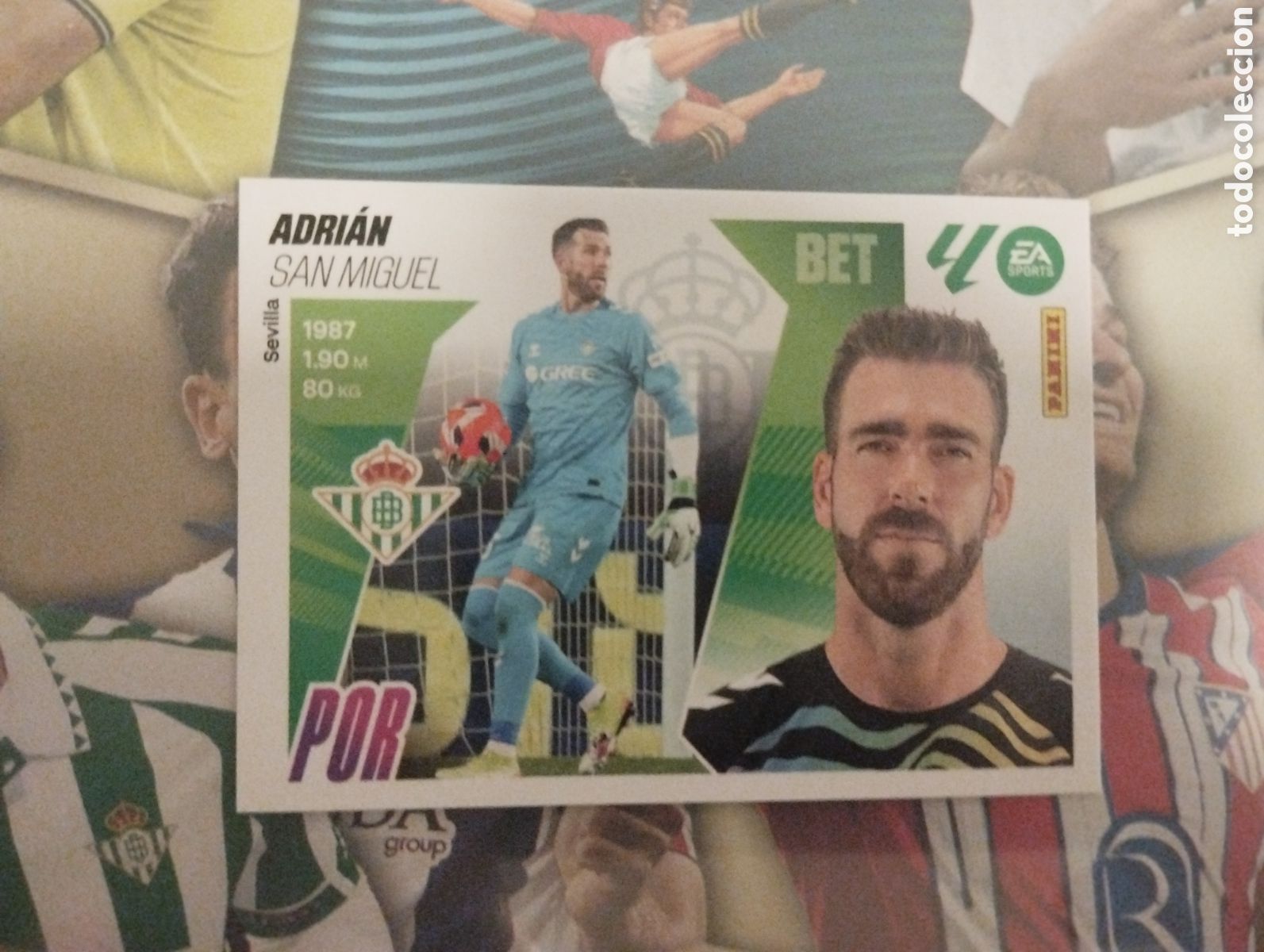 Cromos de Futebol: LIGA ESTE 2025 2026 25 26 - PANINI - N&ordm; 4 ADRI&Aacute;N REAL BETIS BALOMPI&Eacute;