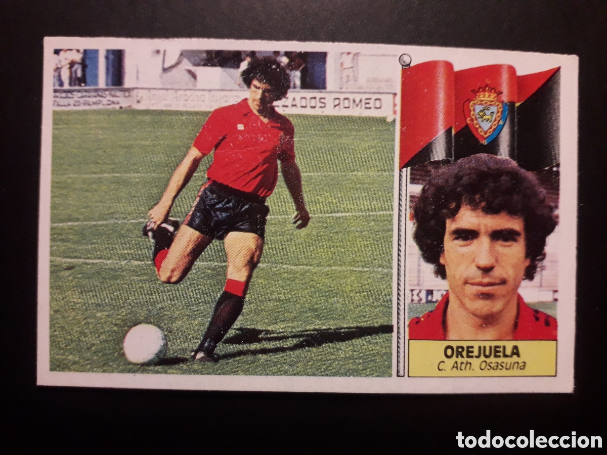 Cromos de F&uacute;tbol: OREJUELA OSASUNA ED ESTE 1986-1987 86-87 DESPEGADO, PEDIDO M&Iacute;NIMO 3&euro;