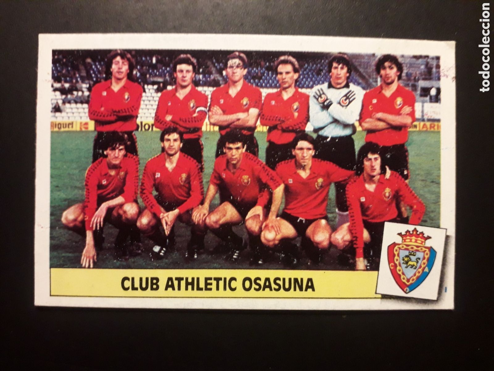 Cromos de F&uacute;tbol: ALINEACI&Oacute;N OSASUNA ED ESTE 1986-1987 86-87 DESPEGADO, PEDIDO M&Iacute;NIMO 3&euro;