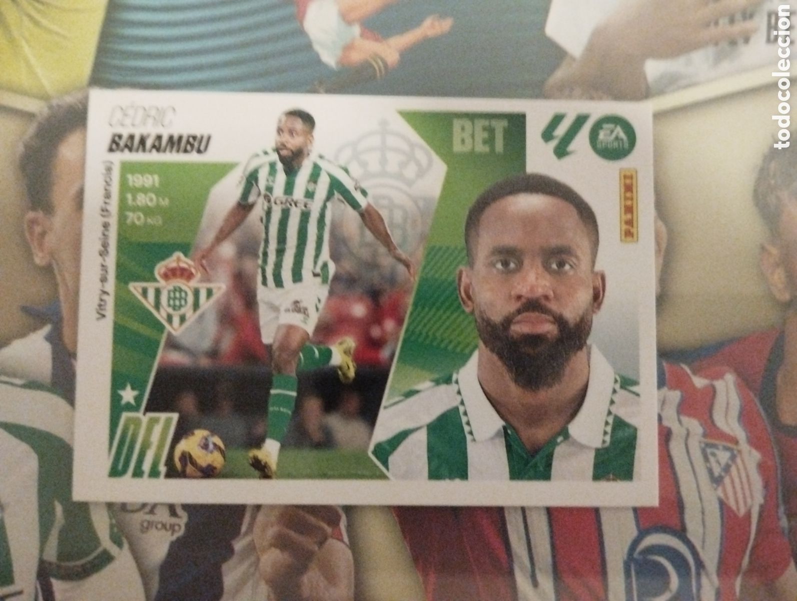 Fu&szlig;ball-Sticker: LIGA ESTE 2025 2026 25 26 - PANINI - N&ordm; 19 BAKAMBU REAL BETIS BALOMPI&Eacute;