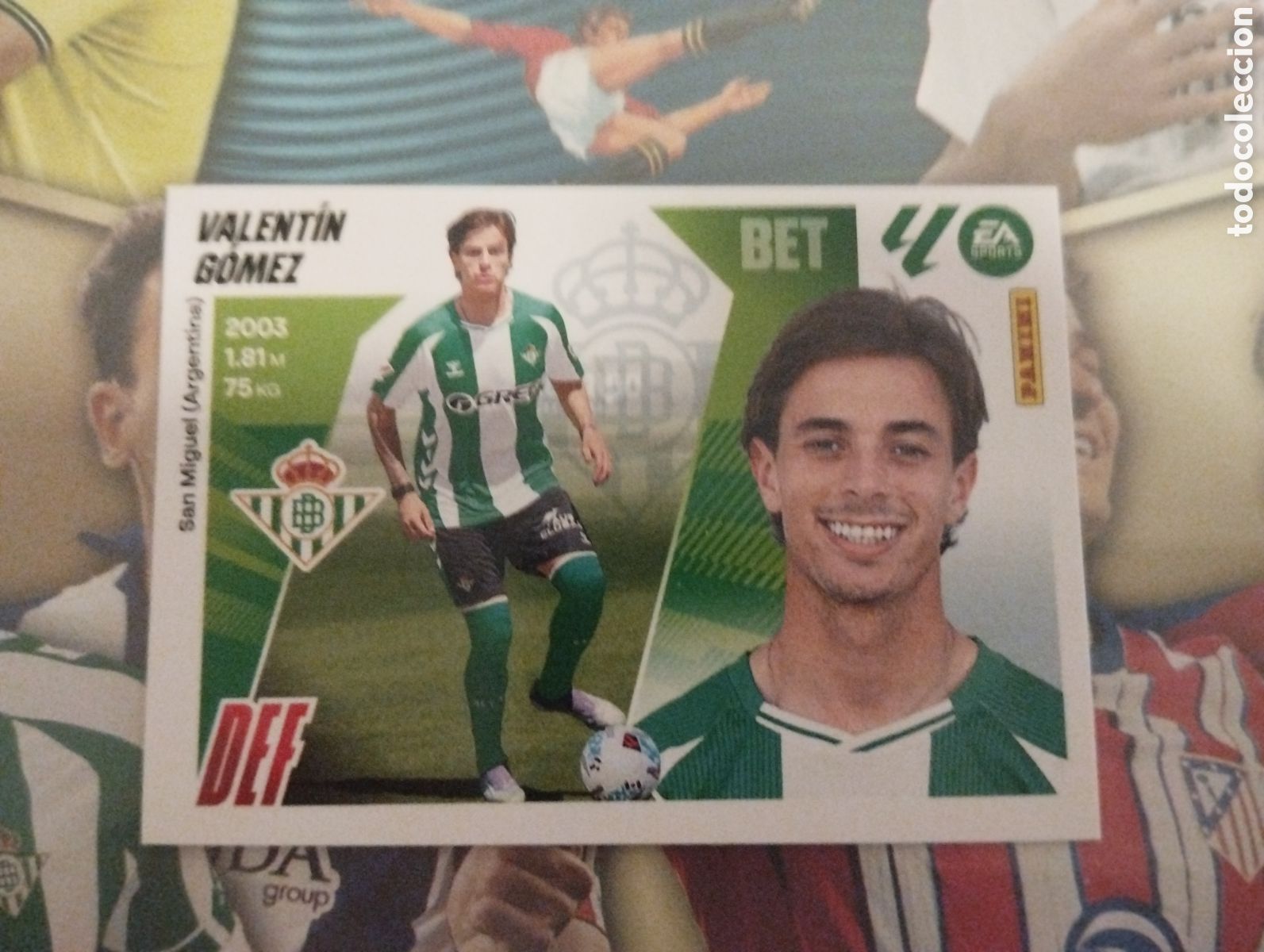 Fu&szlig;ball-Sticker: LIGA ESTE 2025 2026 25 26 - PANINI - N&ordm; 17 VALENT&Iacute;N G&Oacute;MEZ REAL BETIS BALOMPI&Eacute;