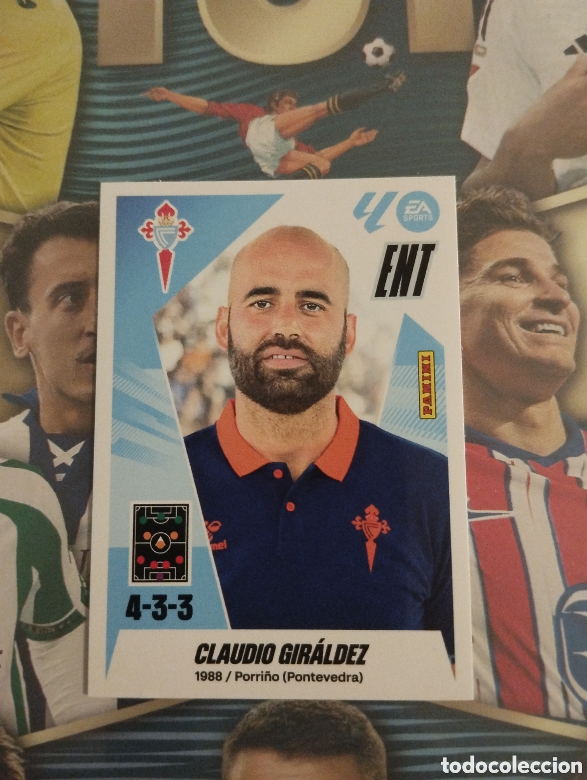 Cromos de F&uacute;tbol: LIGA ESTE 2025 2026 25 26 - PANINI - N&ordm; 2 CLAUDIO GIRALDEZ REAL CLUB CELTA DE VIGO
