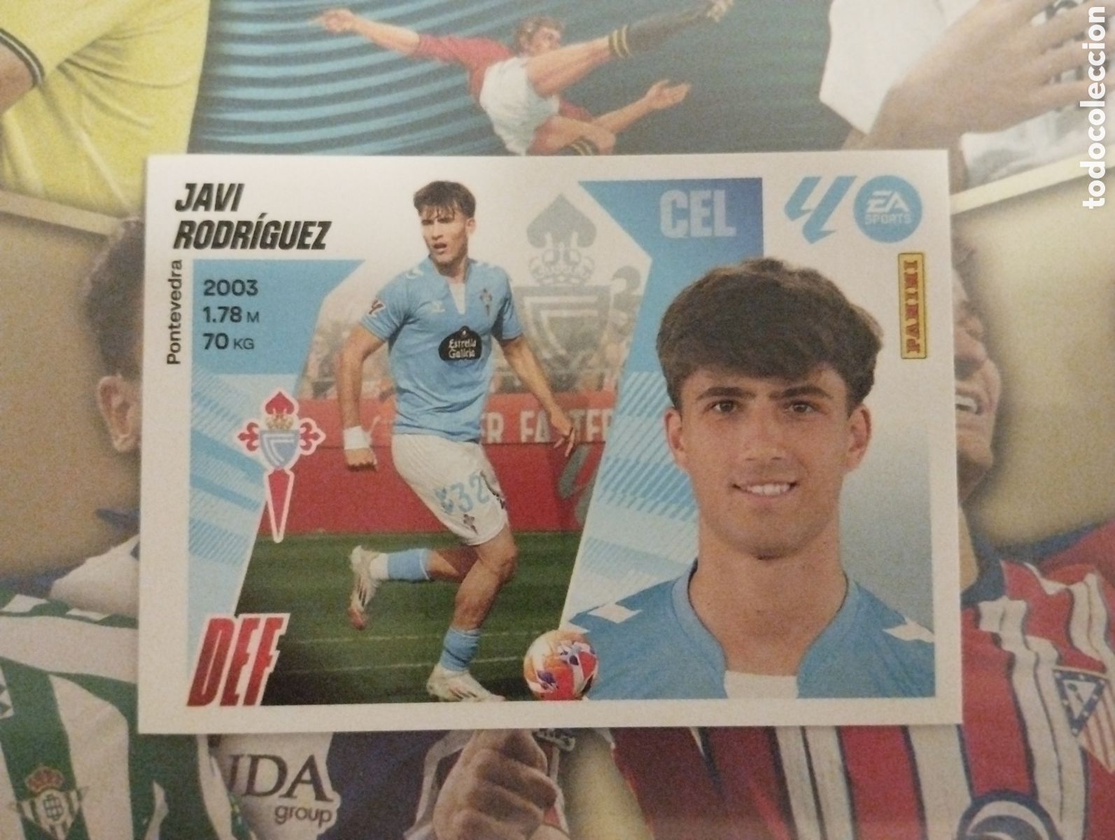 Cromos de F&uacute;tbol: LIGA ESTE 2025 2026 25 26 - PANINI - N&ordm; 5 JAVI RODR&Iacute;GUEZ REAL CLUB CELTA DE VIGO