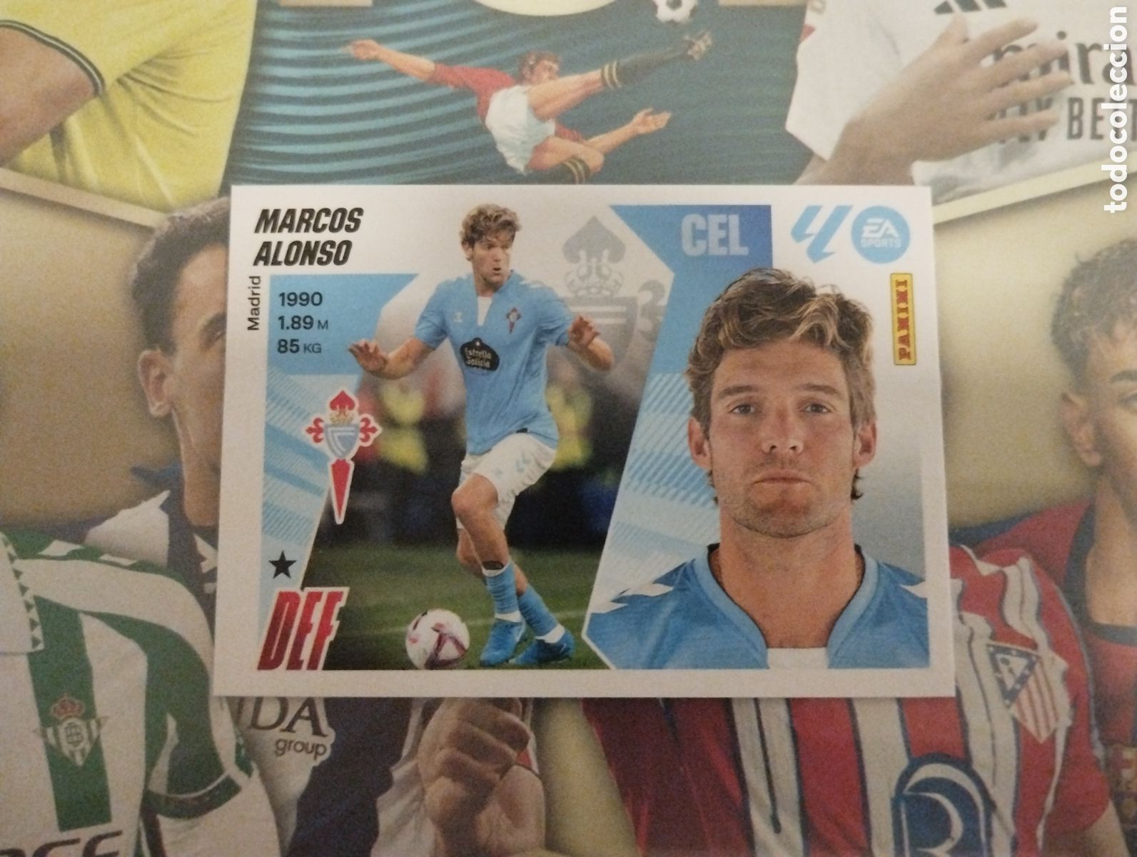 Cromos de F&uacute;tbol: LIGA ESTE 2025 2026 25 26 - PANINI - N&ordm; 10 A MARCOS ALONSO REAL CLUB CELTA DE VIGO